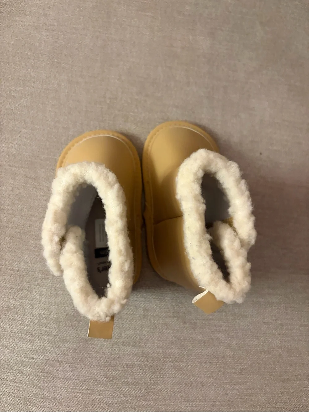 Carter’s Baby Cozy Faux-Shearling Booties in Tan